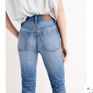 Madewell High Rise Rigid Skinny Jeans